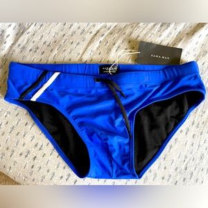 NWT Men ZARA Brief Swimsuit size XL/34